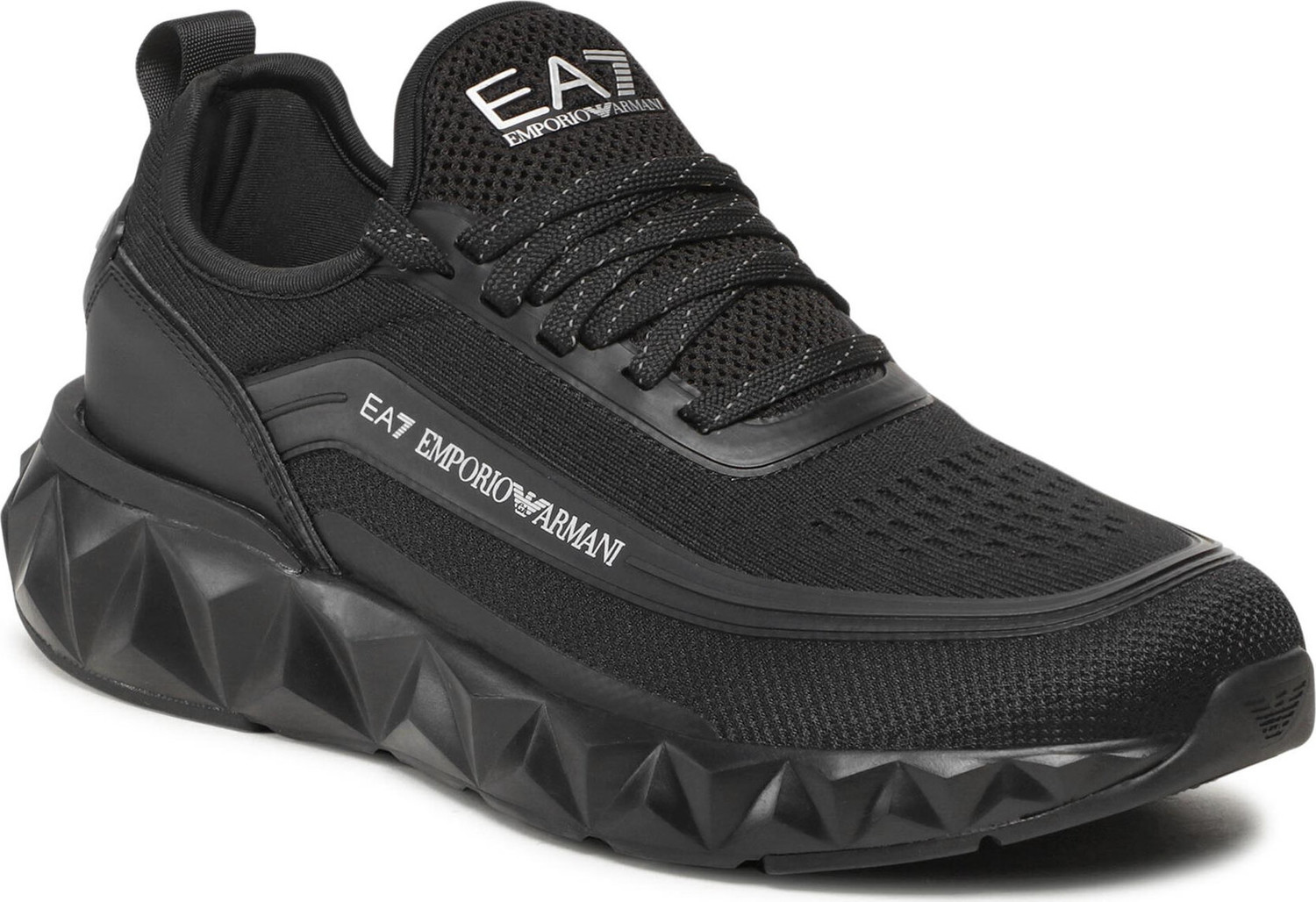 Sneakersy EA7 Emporio Armani X8X106 XK262 N763 Black/Silver