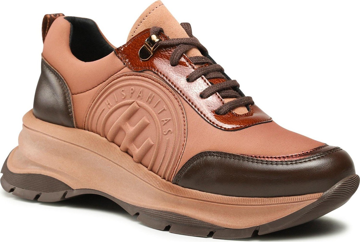 Sneakersy Hispanitas Alaska-I3 HI233092 Cacoa/Apricot