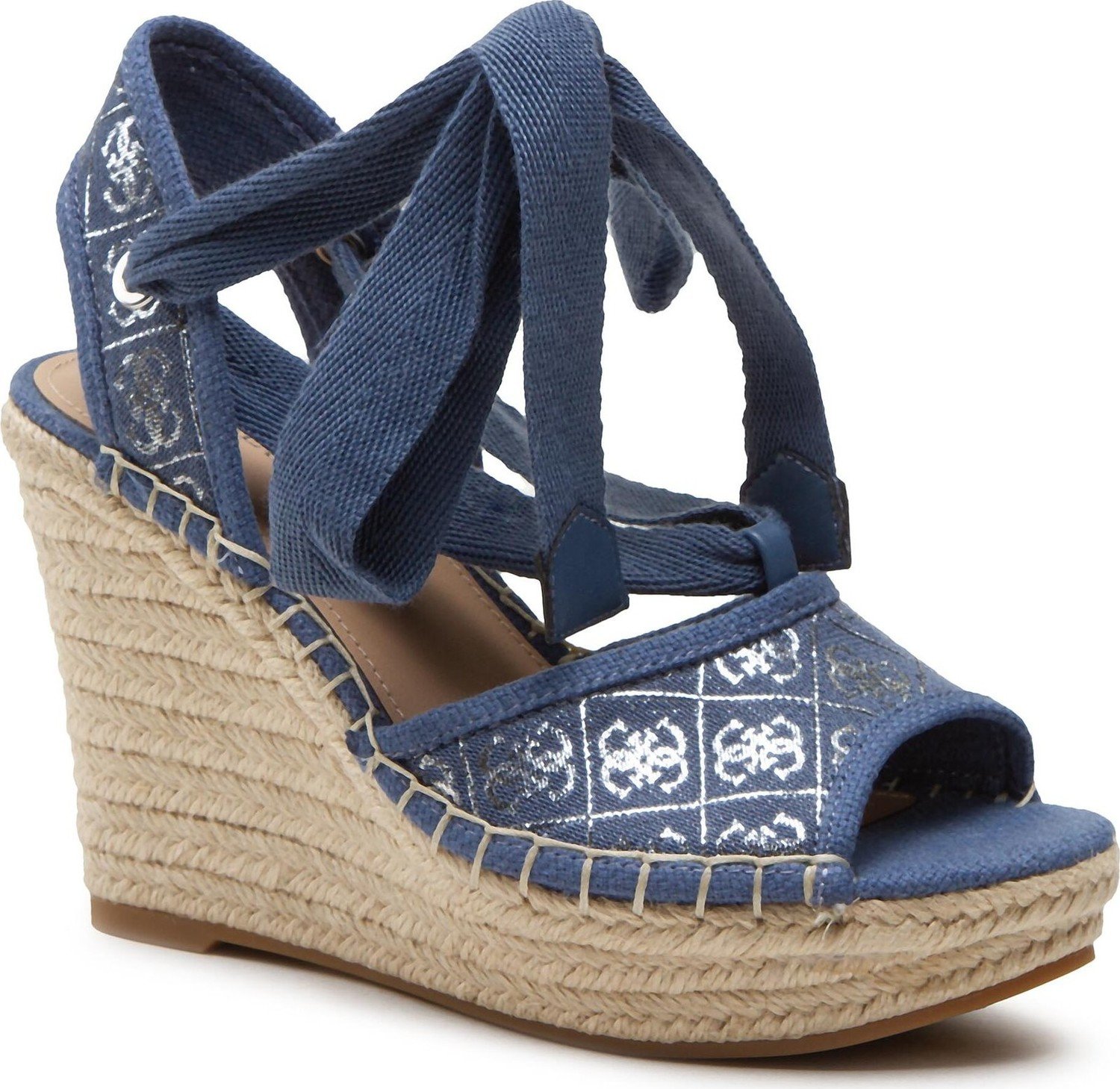 Espadrilky Guess Halona FL6HLO FAL04 DENIM