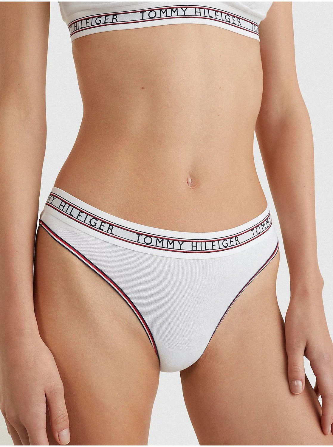 Bílá dámská tanga Tommy Hilfiger Underwear - Dámské