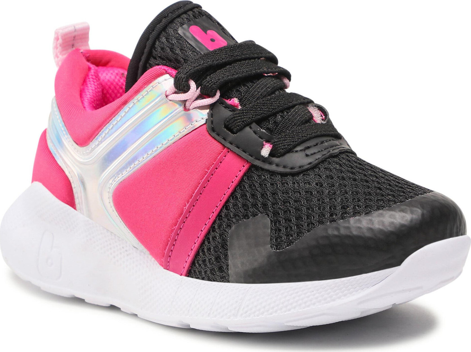 Sneakersy Bibi Evolution 1053233 Black/Hot Pink/Holografico