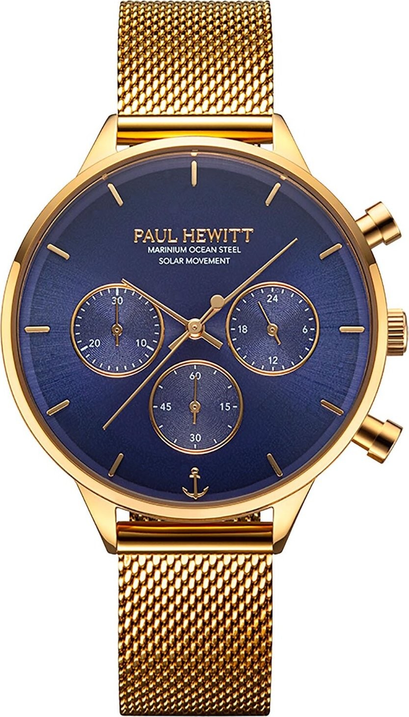 Hodinky Paul Hewitt PH-W-0303 Navy/Gold