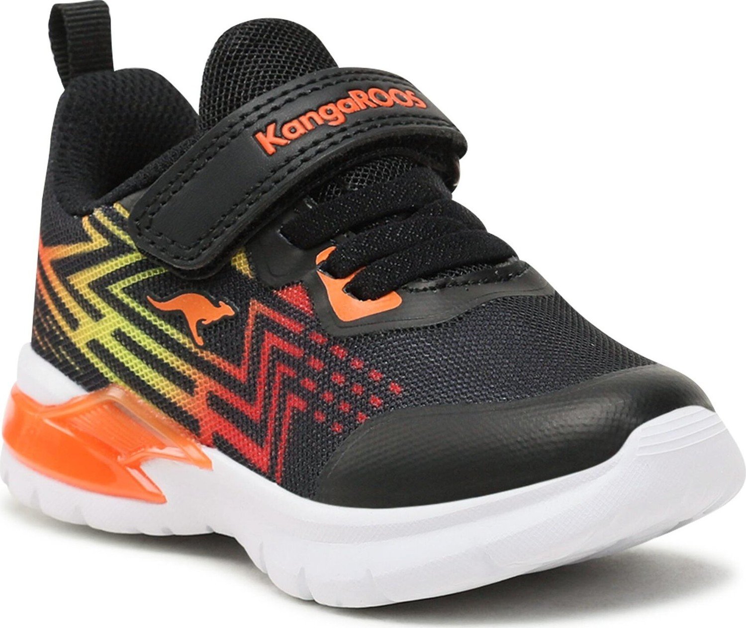 Sneakersy KangaRoos K-Sl Arouser Ev 00012 000 5075 M Jet Black/Neon Orange