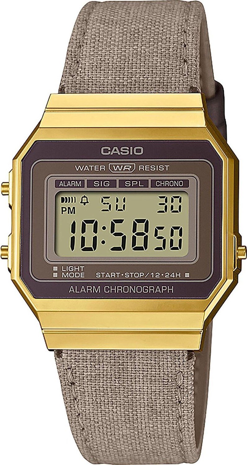 Hodinky Casio Vintage A700WEGL-5AEF Beige/Gold