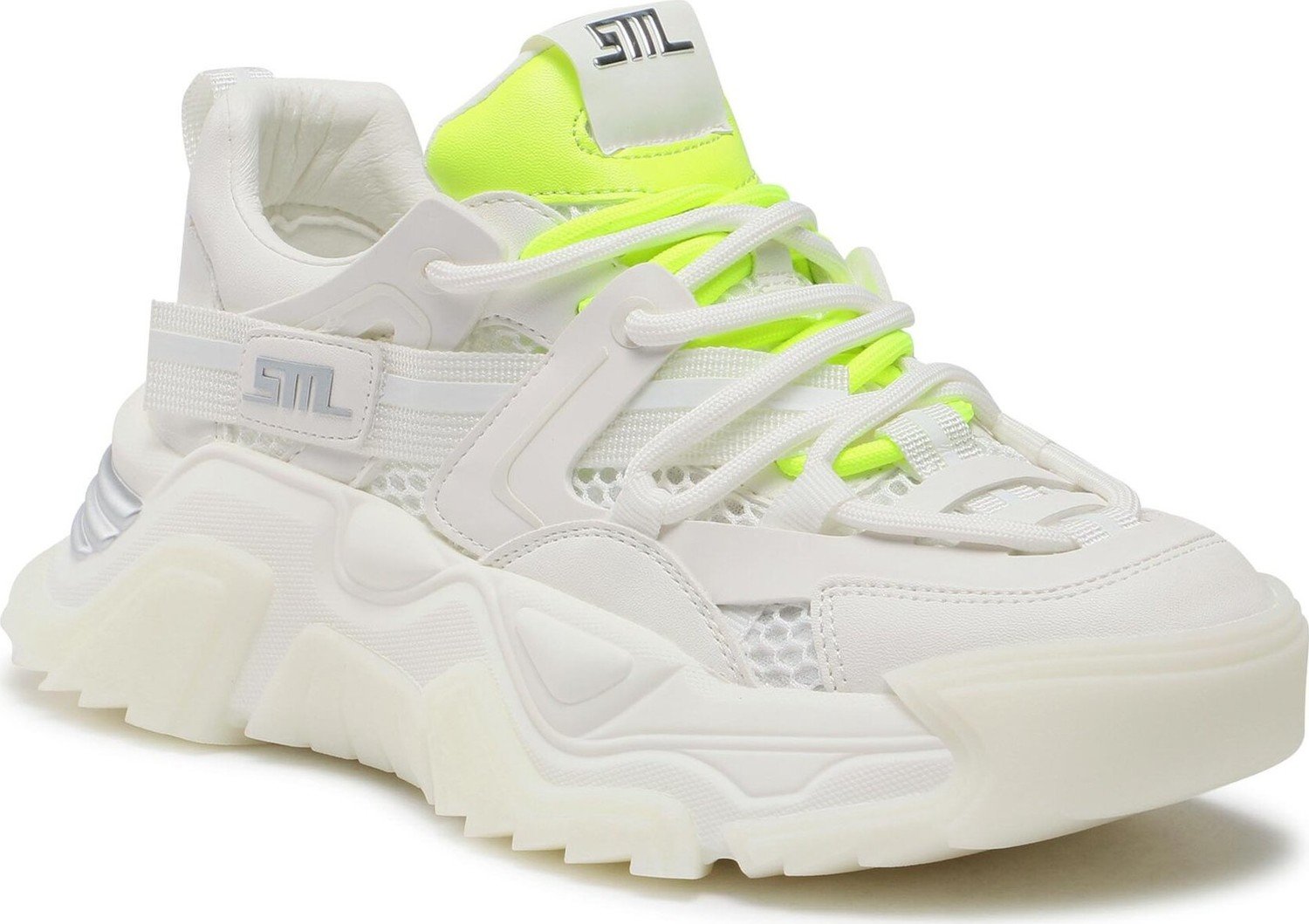 Sneakersy Steve Madden Kingdom Sneaker SM11002519 SM11002519-196 White/Sil