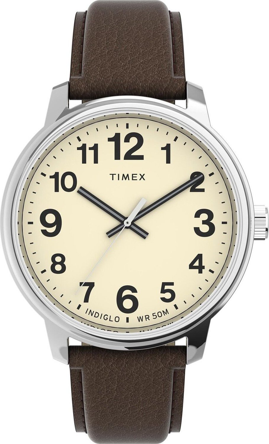 Hodinky Timex Easy Reader TW2V21300 Brown/Silver