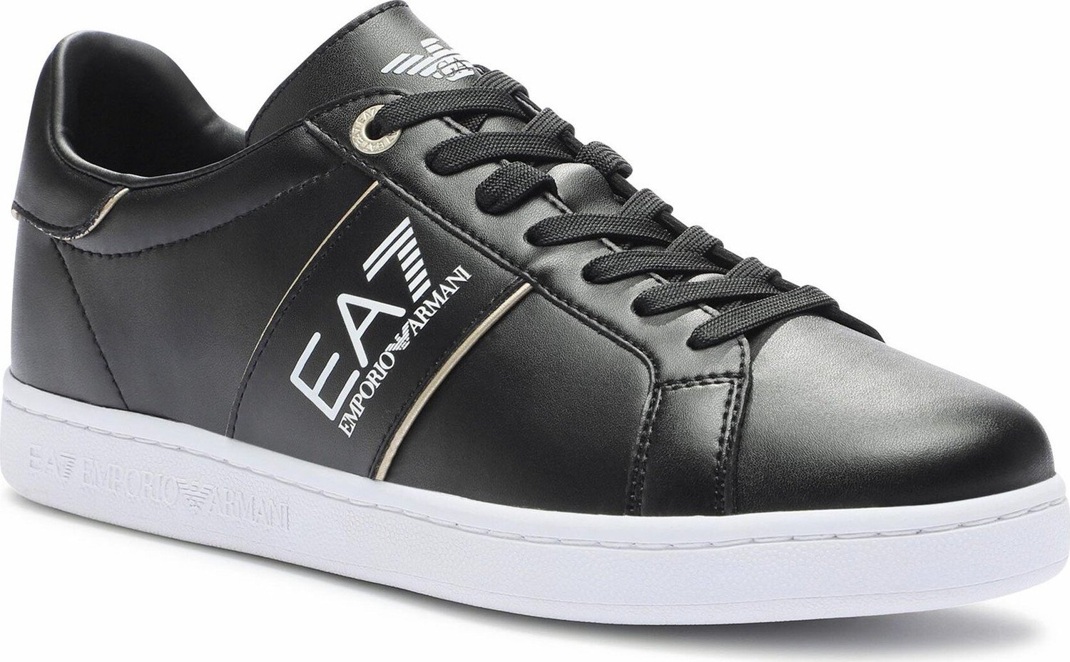 Sneakersy EA7 Emporio Armani X8X102 XK346 M700 Black+Gold