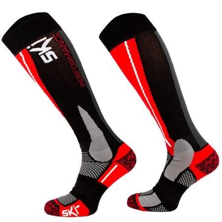 COMODO Lyžařské ponožky Anatomical ski socks light red 39-42