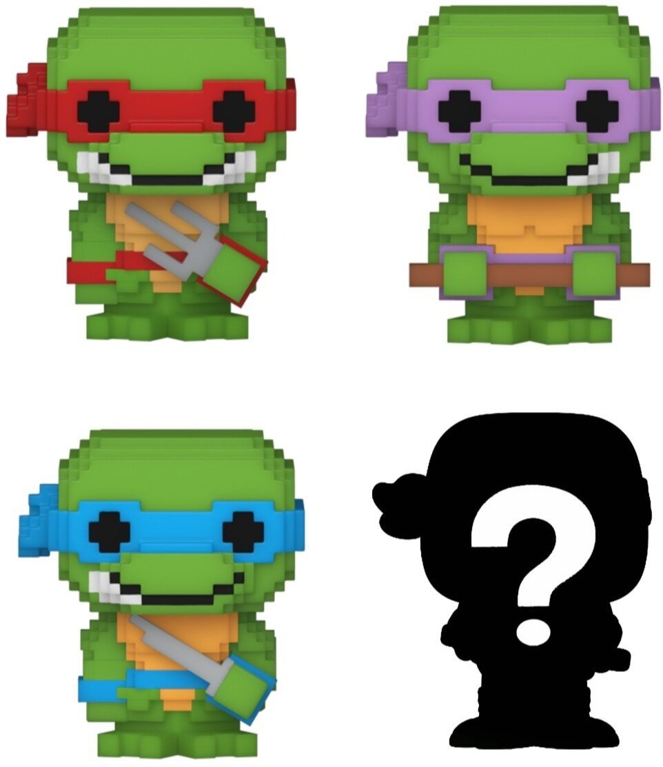 Figurka Funko Bitty POP! Želvy Ninja - 8-Bit 4-pack - 0889698715102