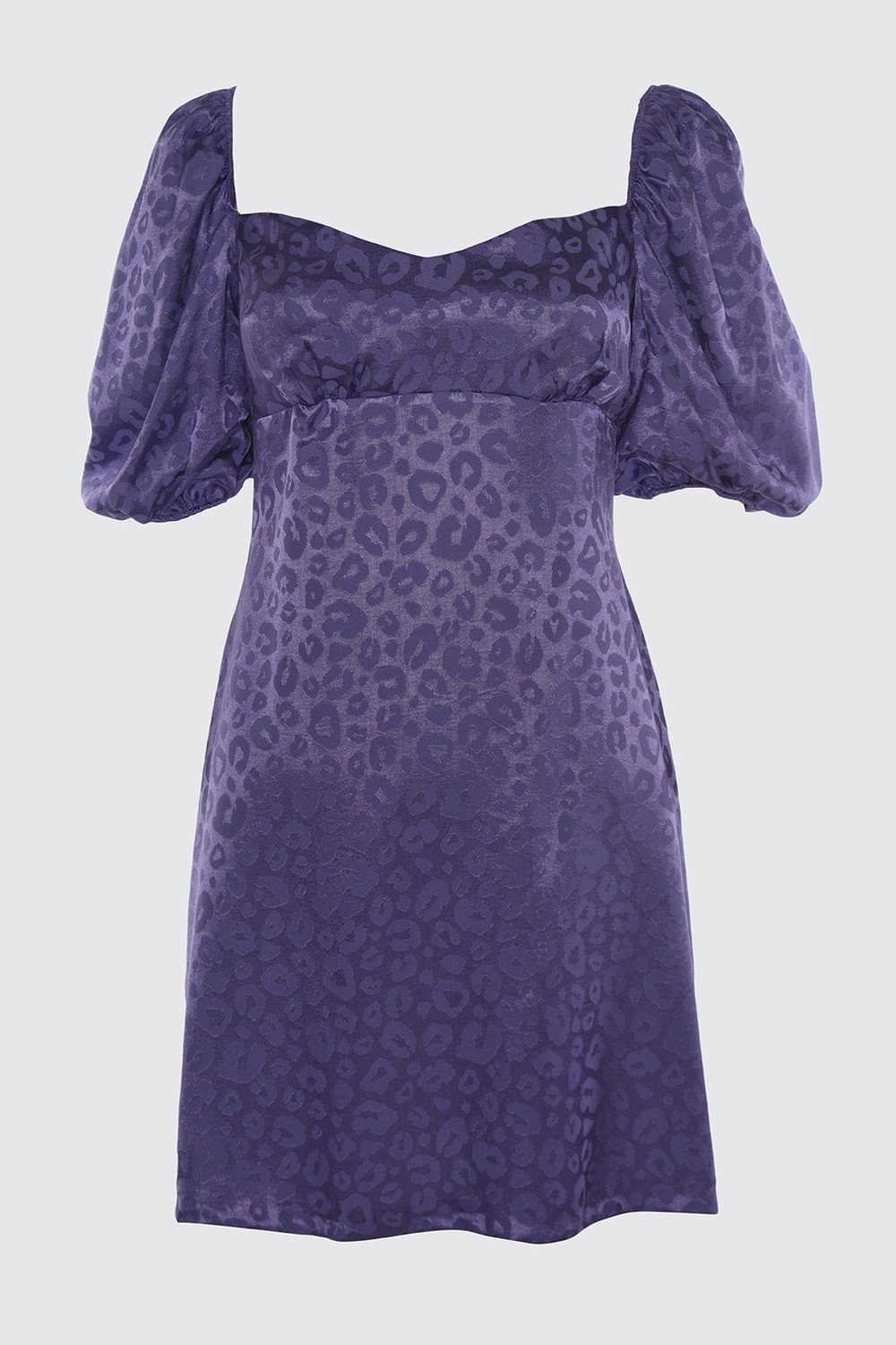 Trendyol Lilac Back Detailed Jacquard Satin Dress