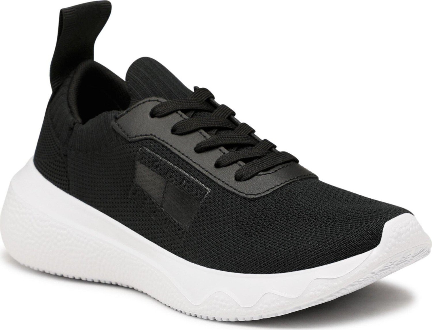 Sneakersy Tommy Jeans Flexi Cpontrast Brand EN0EN02139 Black 0GJ
