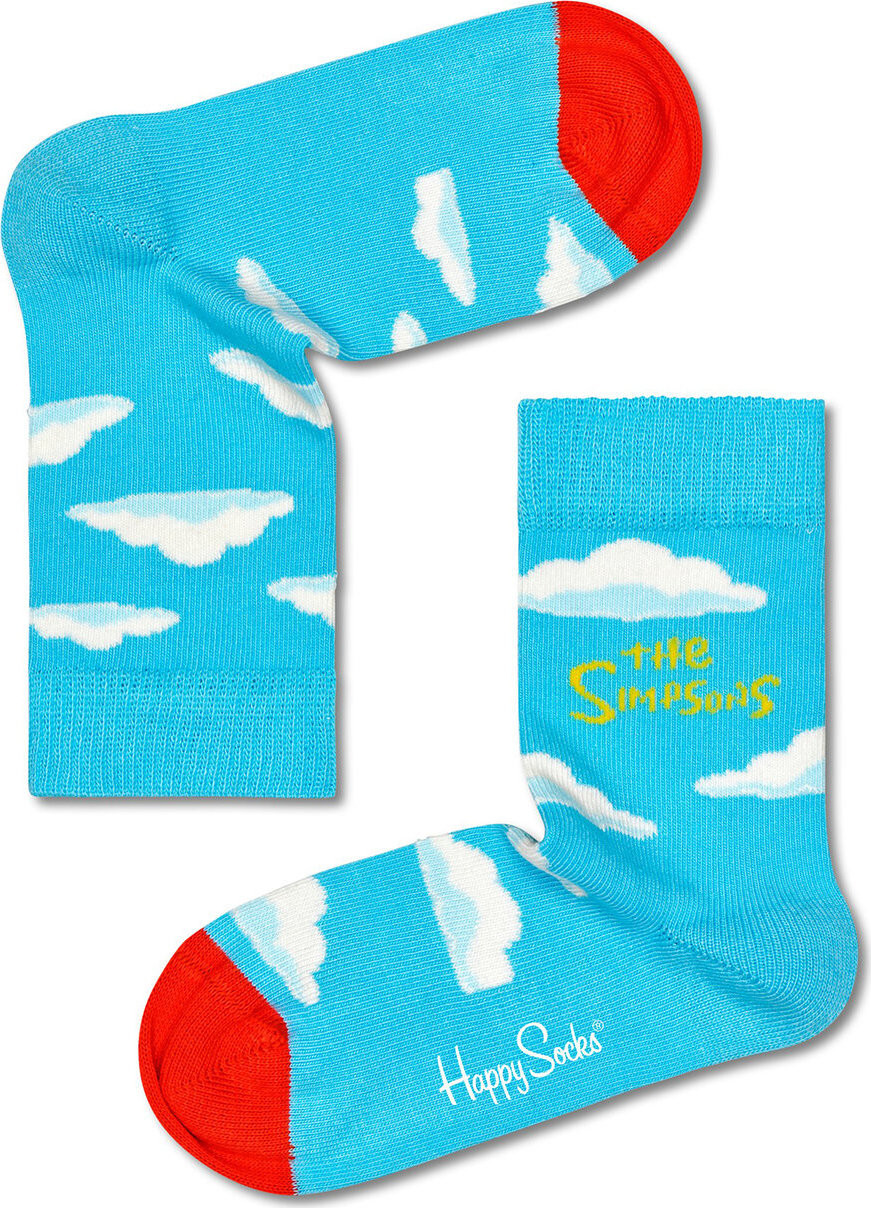 Vysoké detské ponožky Happy Socks KSIM01-6000 Modrá