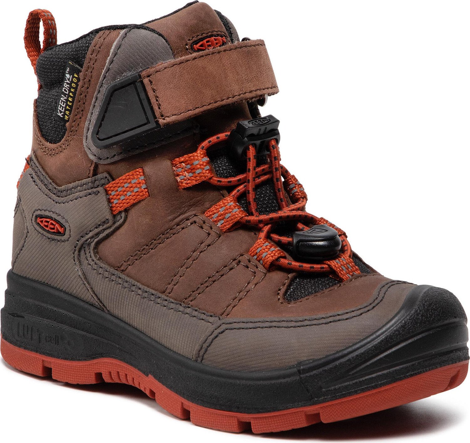 Trekingová obuv Keen Redwood Mid Wp 1023884 Coffee Bean/Picante