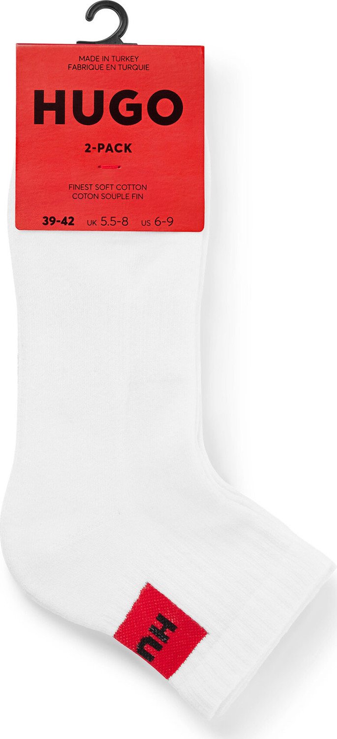 Pánske nízke ponožky Hugo 50491223 White 100