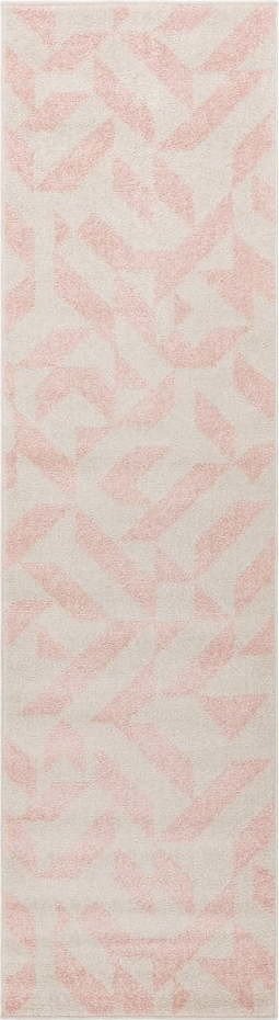 Světle růžový koberec běhoun 66x240 cm Muse – Asiatic Carpets