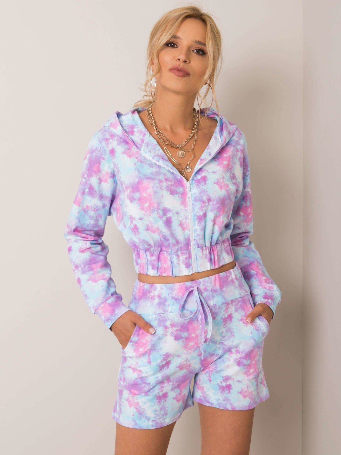 Modrá a žlutá souprava Blanche RUE PARIS