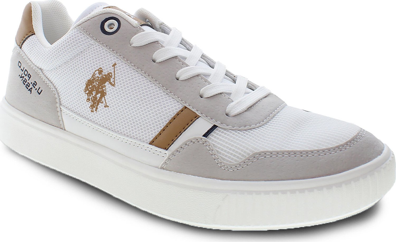 Sneakersy U.S. Polo Assn. Tymes TYMES001A WHI-CUO01
