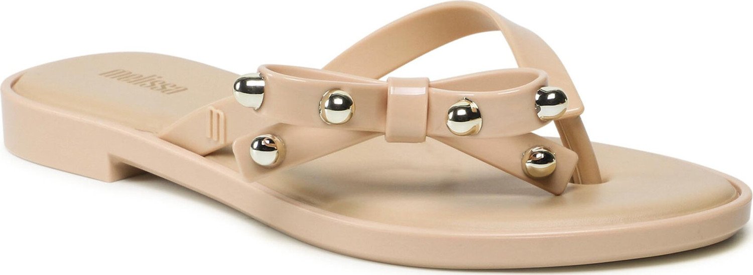 Žabky Melissa Flip Flop Slim II AD 33480 Beige 16364