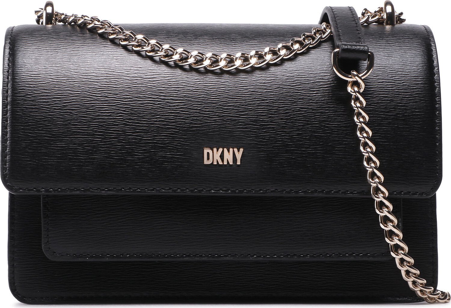 Kabelka DKNY Bryant Chain Flap Cb R24E3A90 Blk/Gold BGD