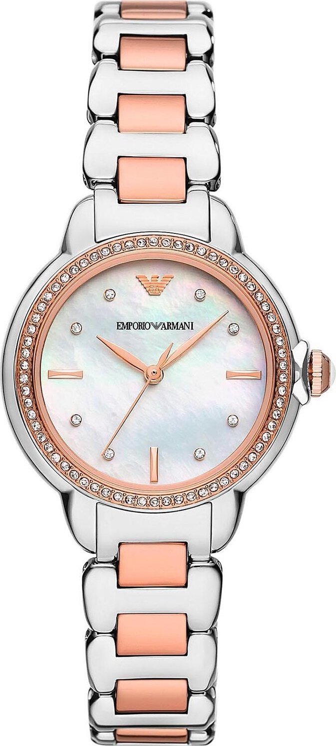 Hodinky Emporio Armani Mia AR11569 Silver/Rose gold