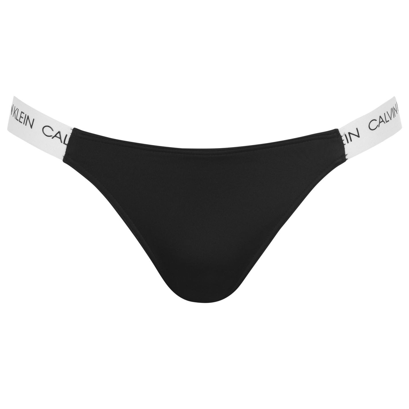 Calvin Klein Logo Cheek Bikini Bottoms