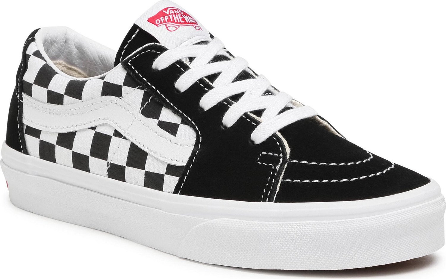 Tenisky Vans Sk8-Low VN0A4UUK4W71 (Canvas/Suede)Blkchckrbrd