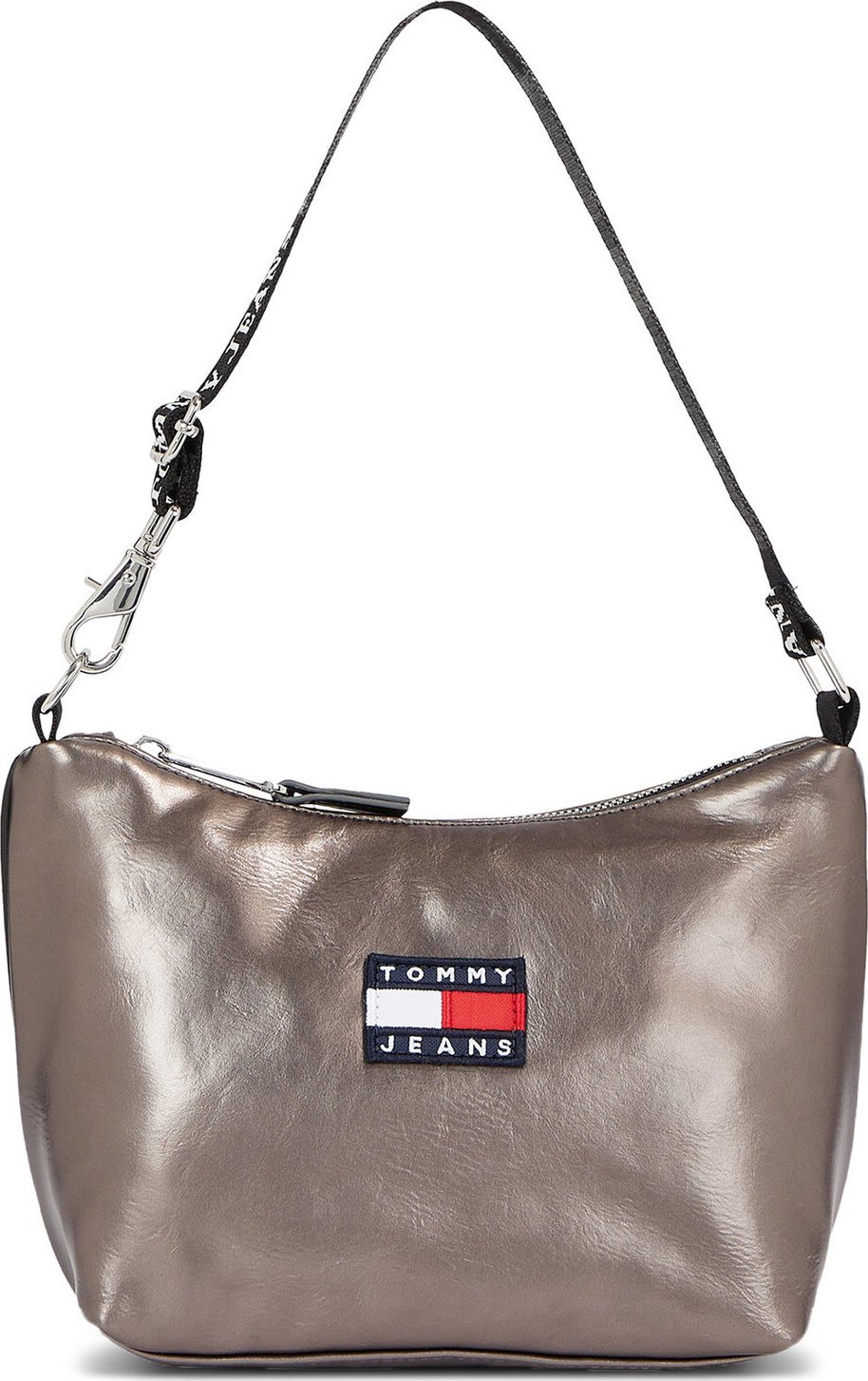 Kabelka Tommy Jeans Tjw Heritage Shoulder Bag Metal AW0AW15436 Gunmetal PCS