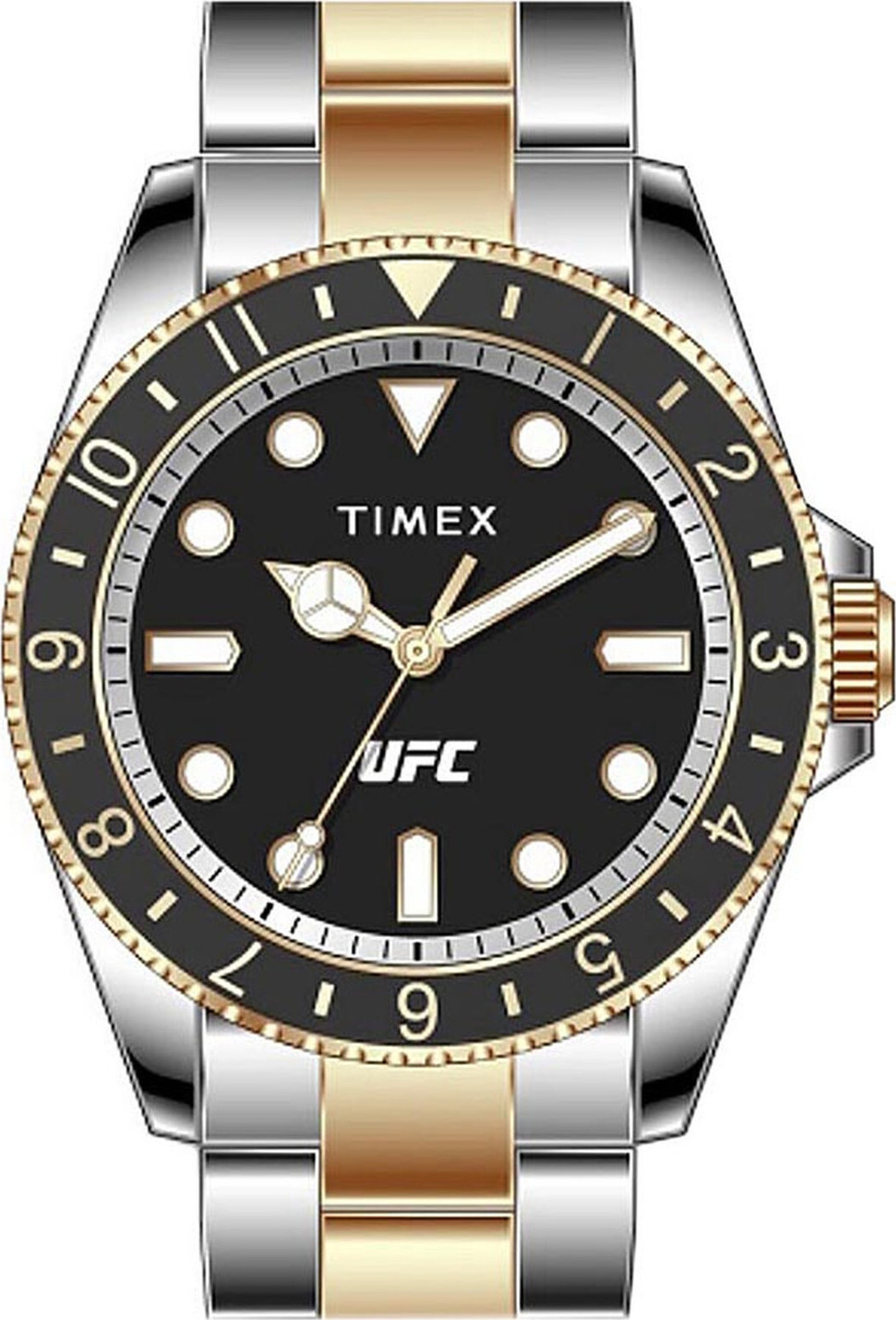 Hodinky Timex UFC Debut TW2V56700 Silver/Gold