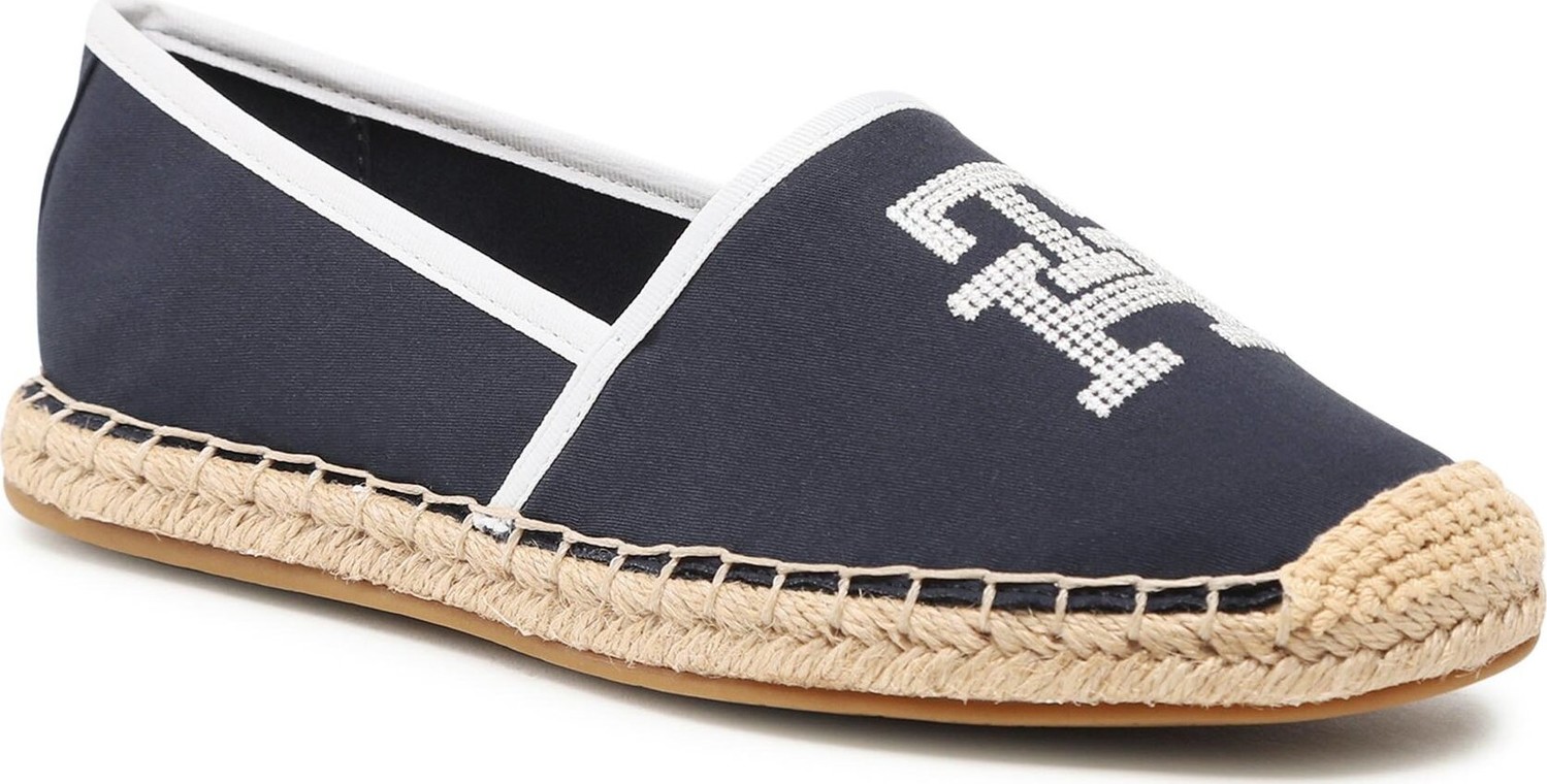 Espadrilky Tommy Hilfiger Th Embroidered Espadrille FW0FW07101 Space Blue DW6