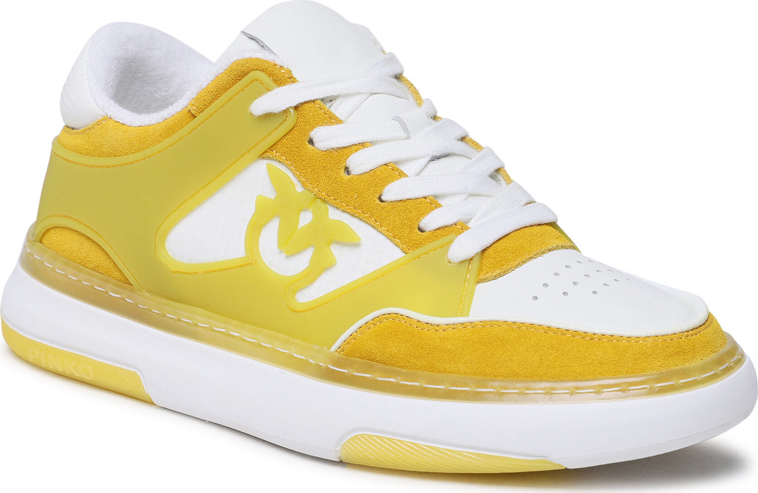 Sneakersy Pinko Ginette Sneaker PE 23 BLKS1 100880 A0RI Yellow/White H1Z