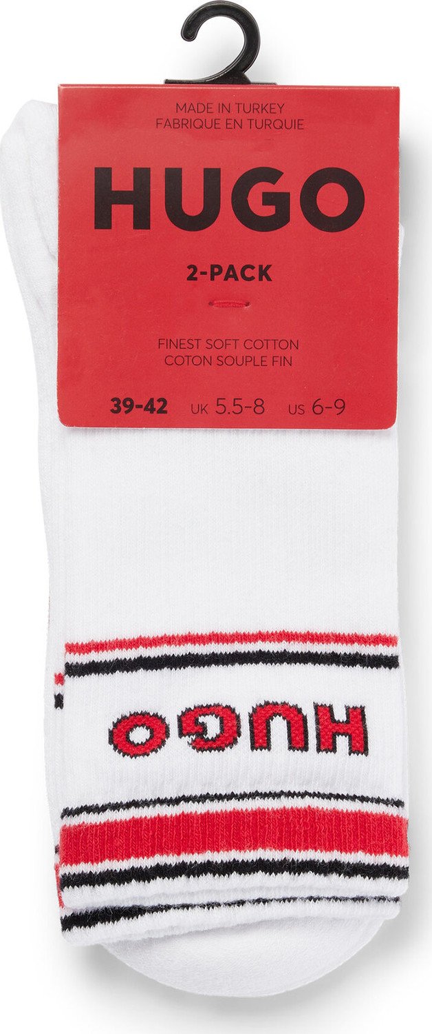 Pánske nízke ponožky Hugo 50491624 White 100