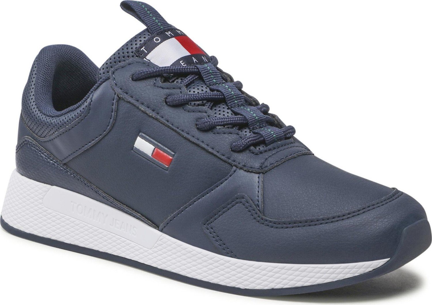 Sneakersy Tommy Jeans Flexi Runner Ess EM0EM01080 Twilight Navy C87