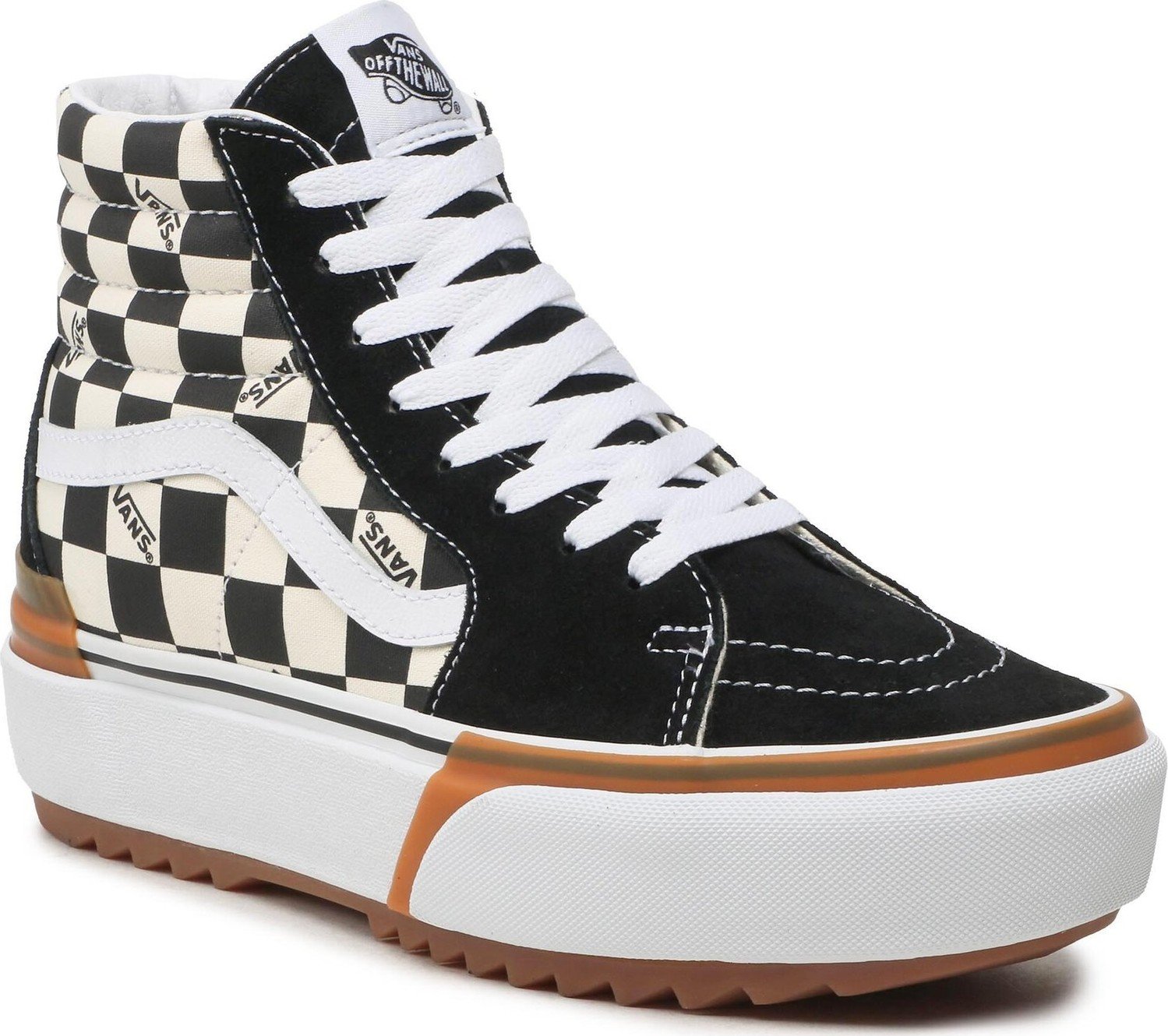 Sneakersy Vans Sk8-Hi Stacked VN0A4BTWVLV1 (Checkerboard) Multi/True