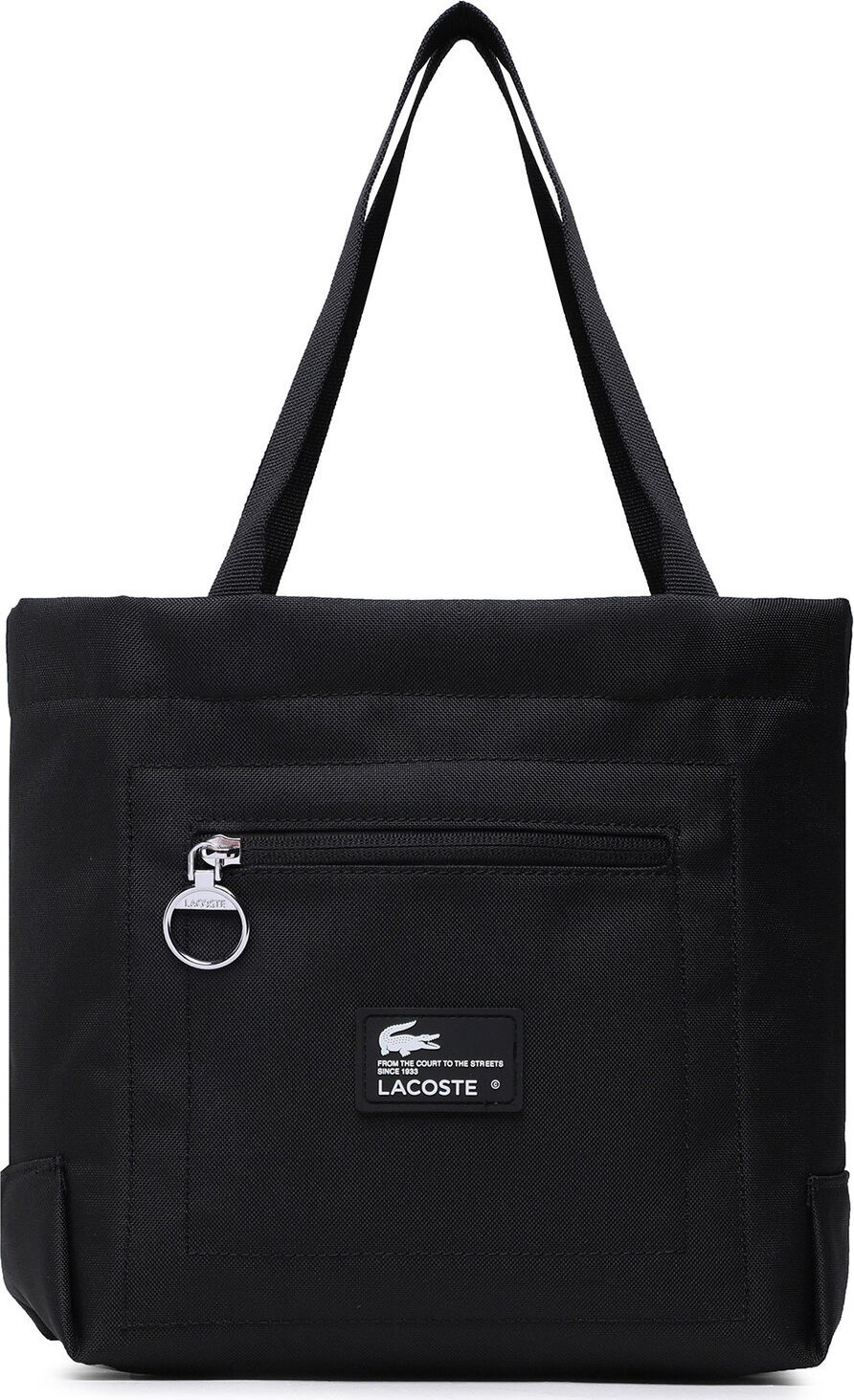 Kabelka Lacoste S Shopping Bag NF4197WE Noir Patch L51