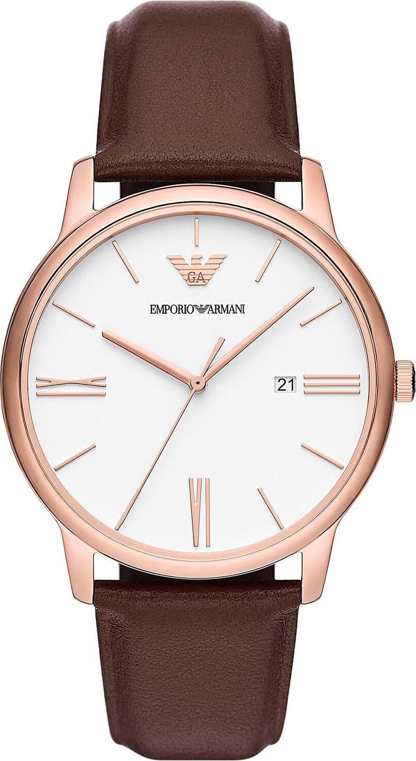 Hodinky Emporio Armani Classics AR11572 Rose Gold/Brown