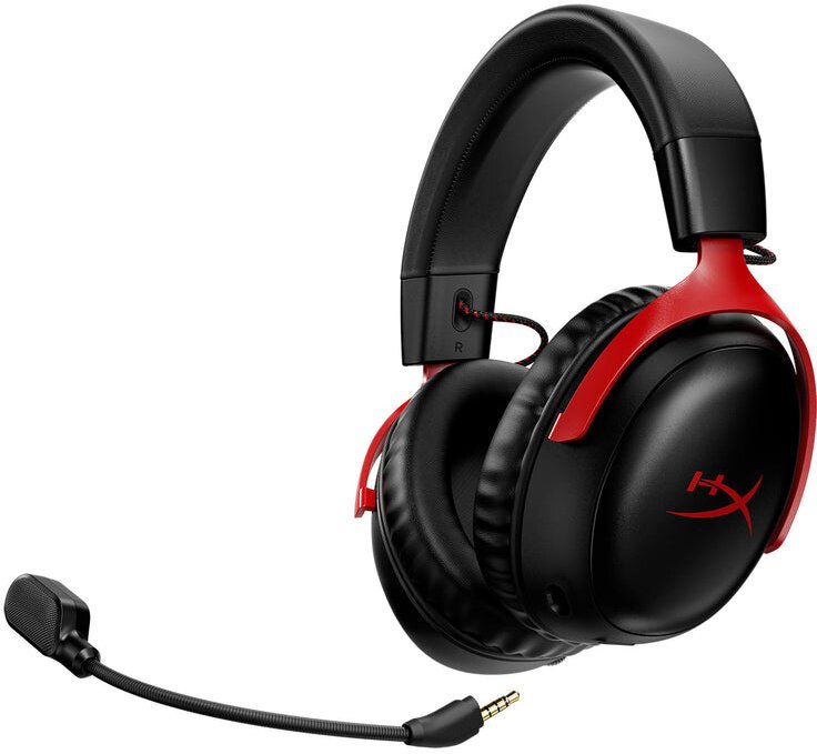 HyperX Cloud III Wireless, černá/červená - 77Z46AA