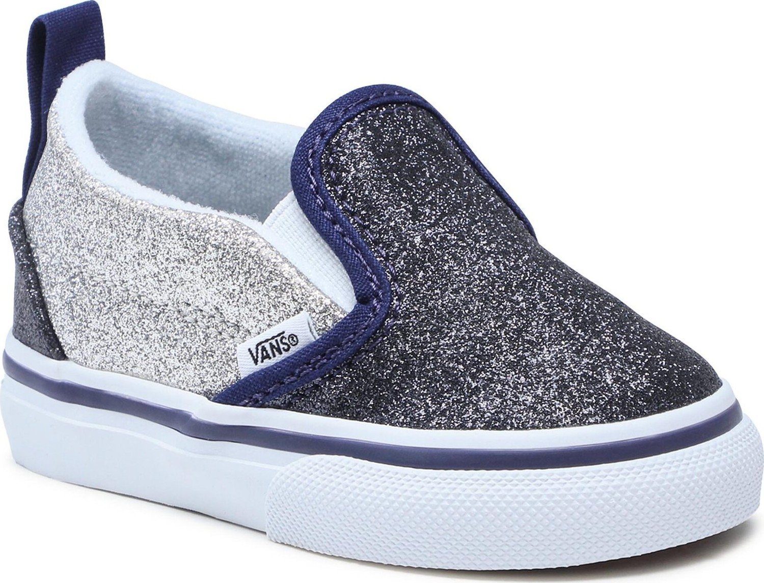 Tenisky Vans Td Slip-On V VN0A3488SXN1 Silver/Navy