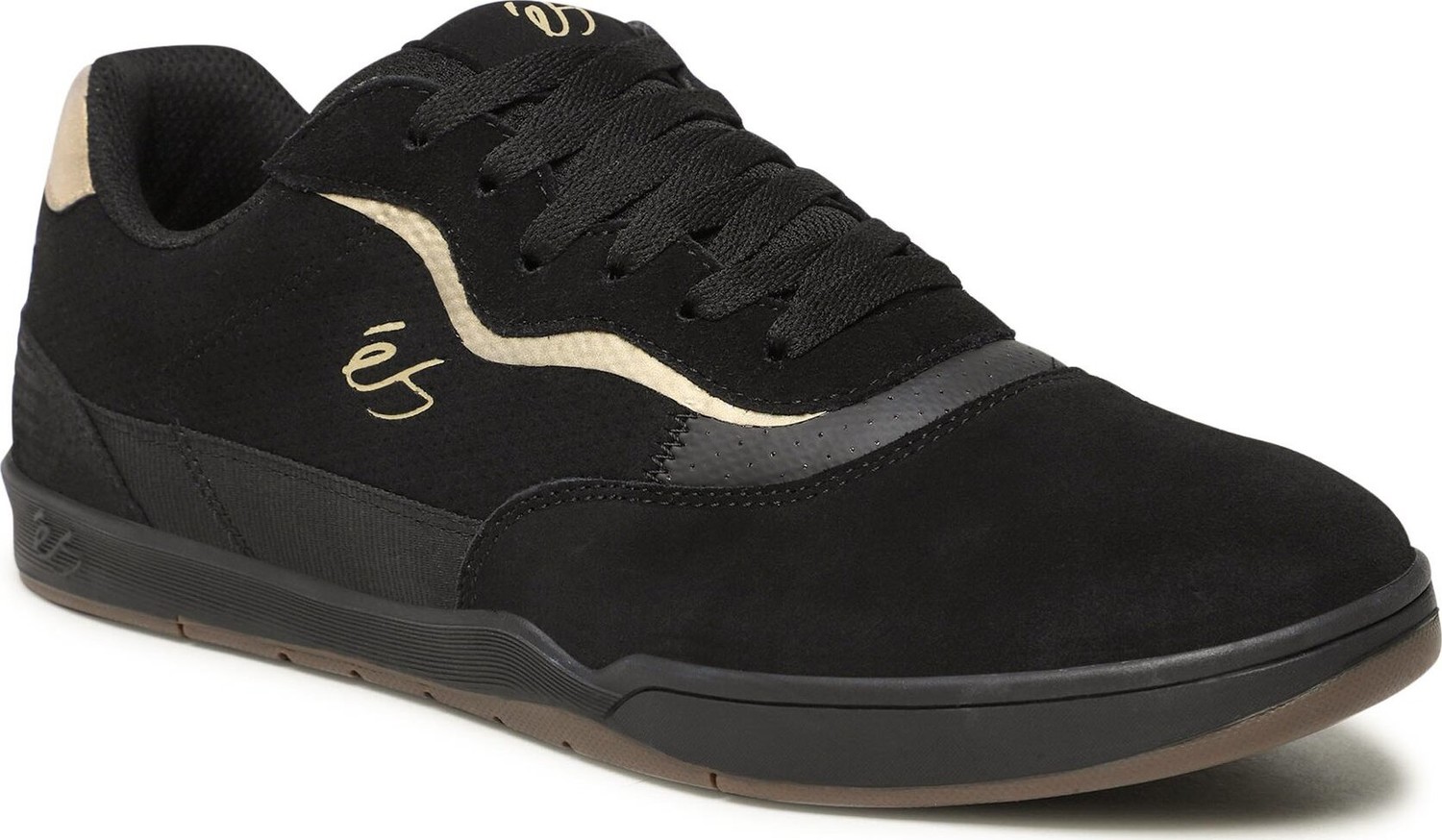 Sneakersy Es Melange 5101000208 Black/Black/Gum 544