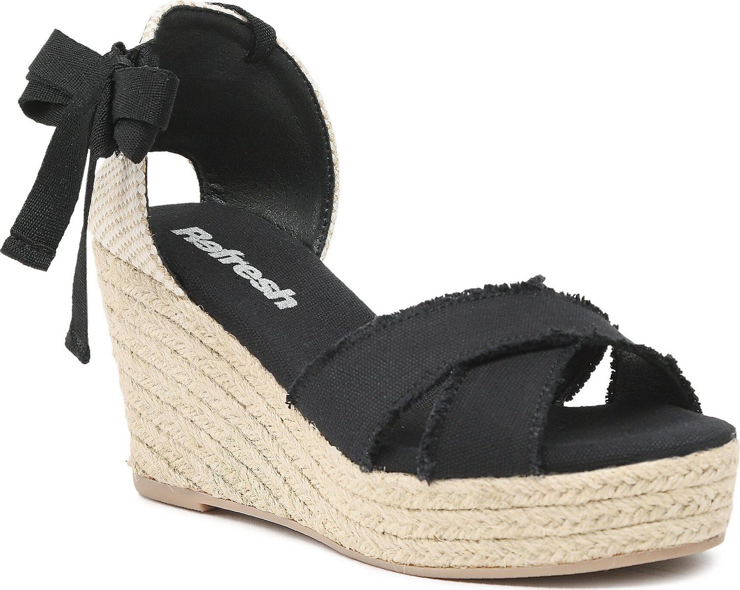 Espadrilky Refresh 170773 Black