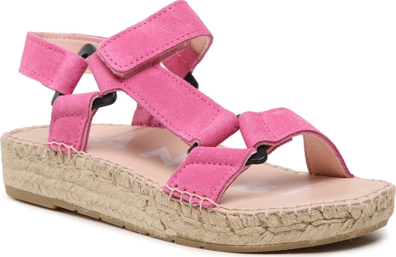 Espadrilky Manebi Suede Hiking Sandals R 3.6 JH Bold Pink