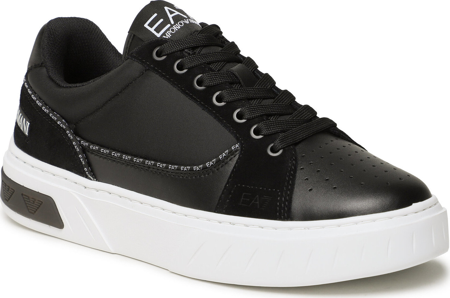 Sneakersy EA7 Emporio Armani X8X144 XK335 K485 Black/White