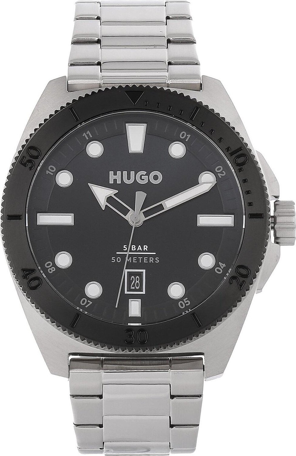 Hodinky Hugo 1530305 Silver/Black