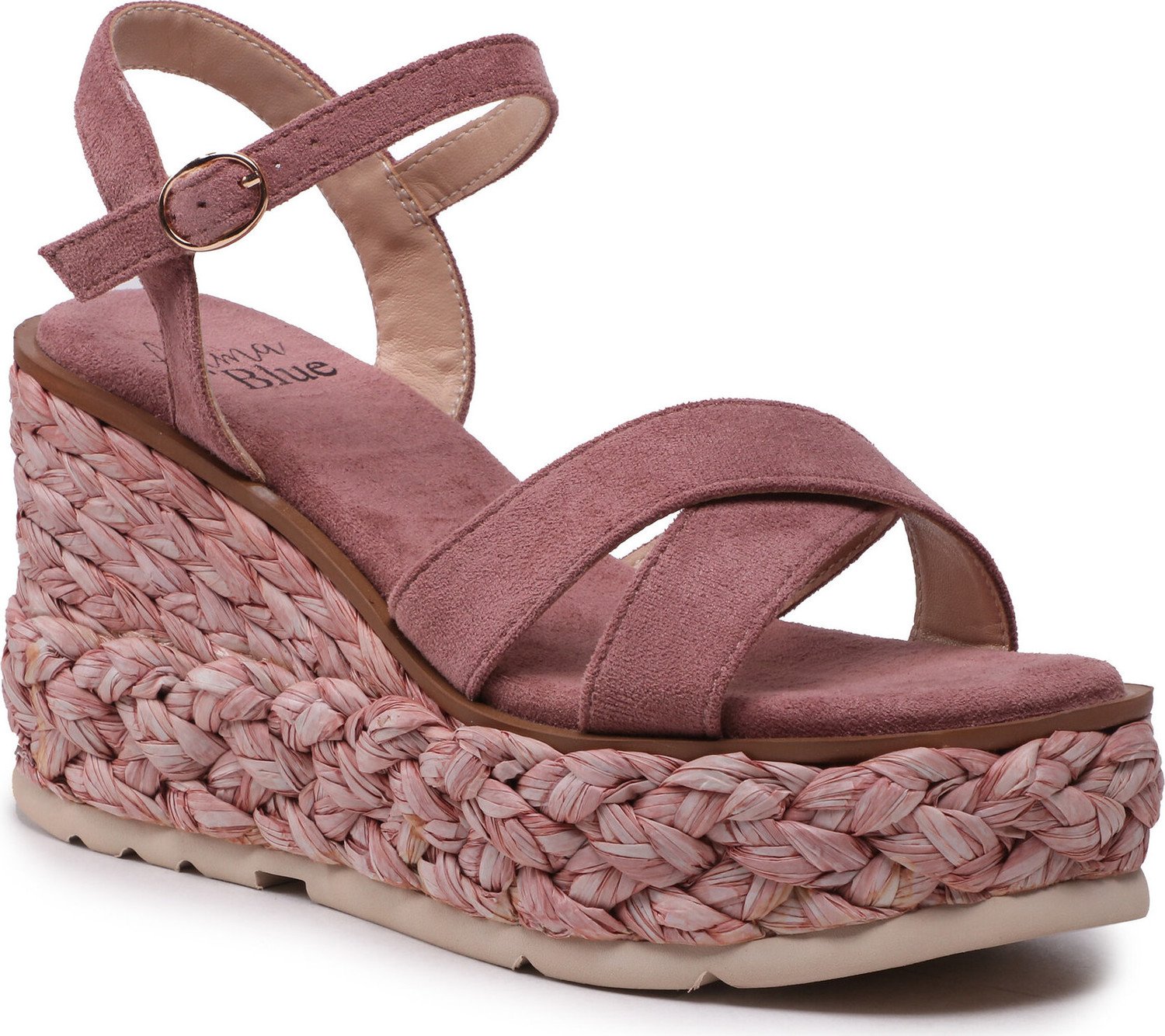 Espadrilky Alma Blue V23BL4035 Siena Old Pink