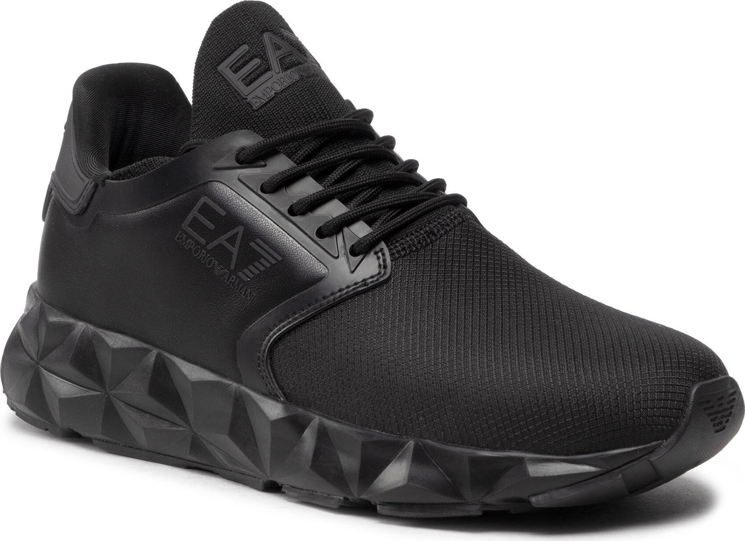 Sneakersy EA7 Emporio Armani X8X123 XK300 R641 Black/Shiny Black