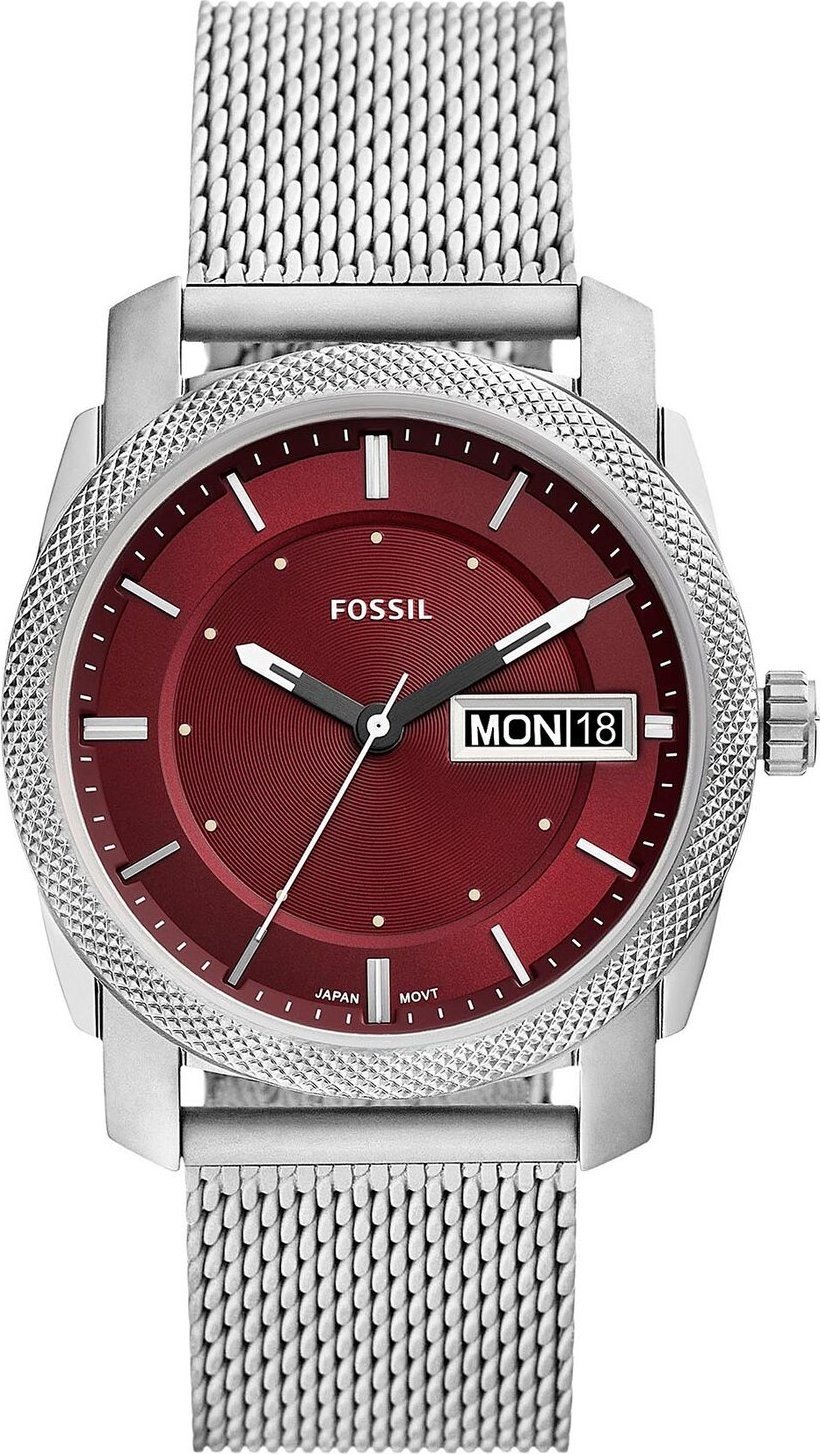 Hodinky Fossil Machine FS6014 Burgundy/Silver