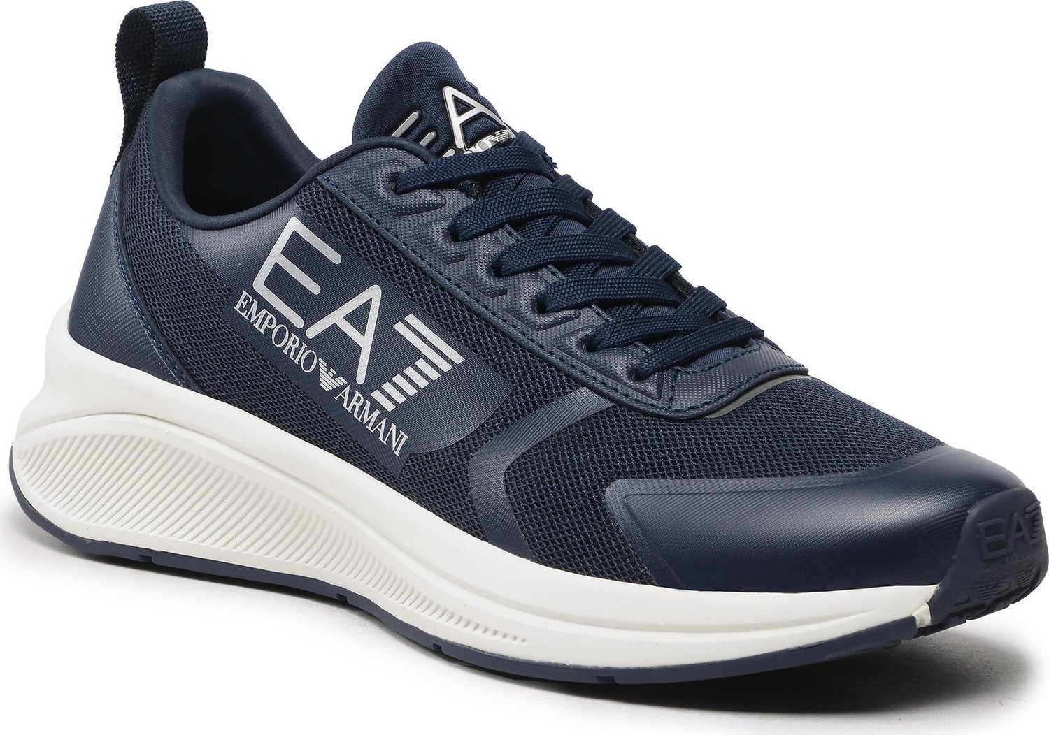 Sneakersy EA7 Emporio Armani X8X125 XK303 R649 Black/Iris/Silver