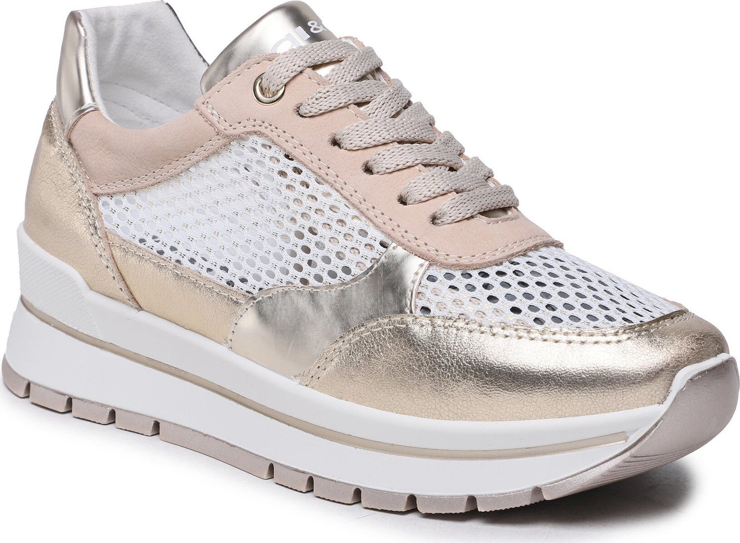 Sneakersy IGI&CO 3660011 Platinum/Beige