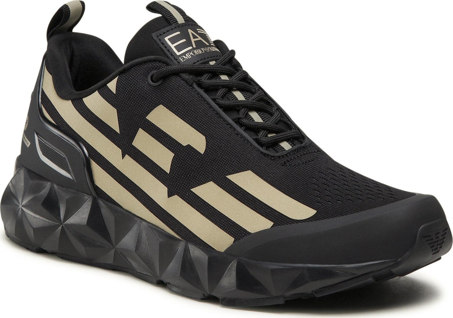 Sneakersy EA7 Emporio Armani X8X033 XCC52 R374 Triple Black/Gold Re