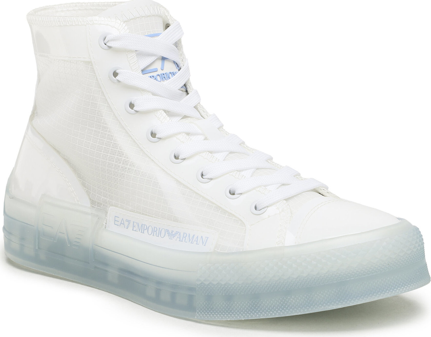 Sneakersy EA7 Emporio Armani X8Z040 XK332 S496 White/Trasp.Blue
