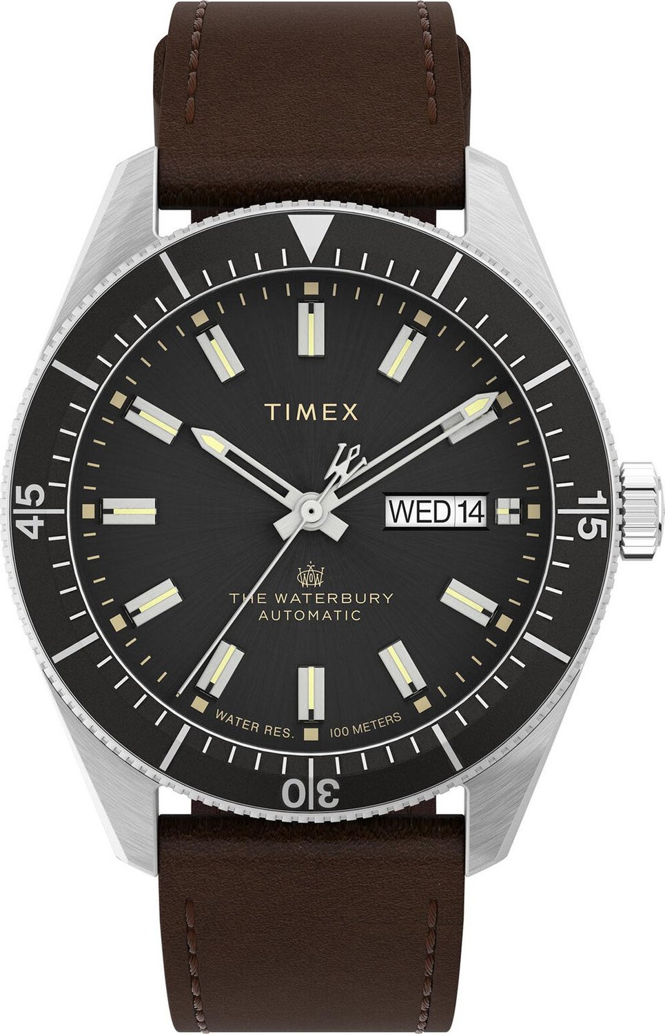 Hodinky Timex Waterbury TW2V24800 Brown/Black